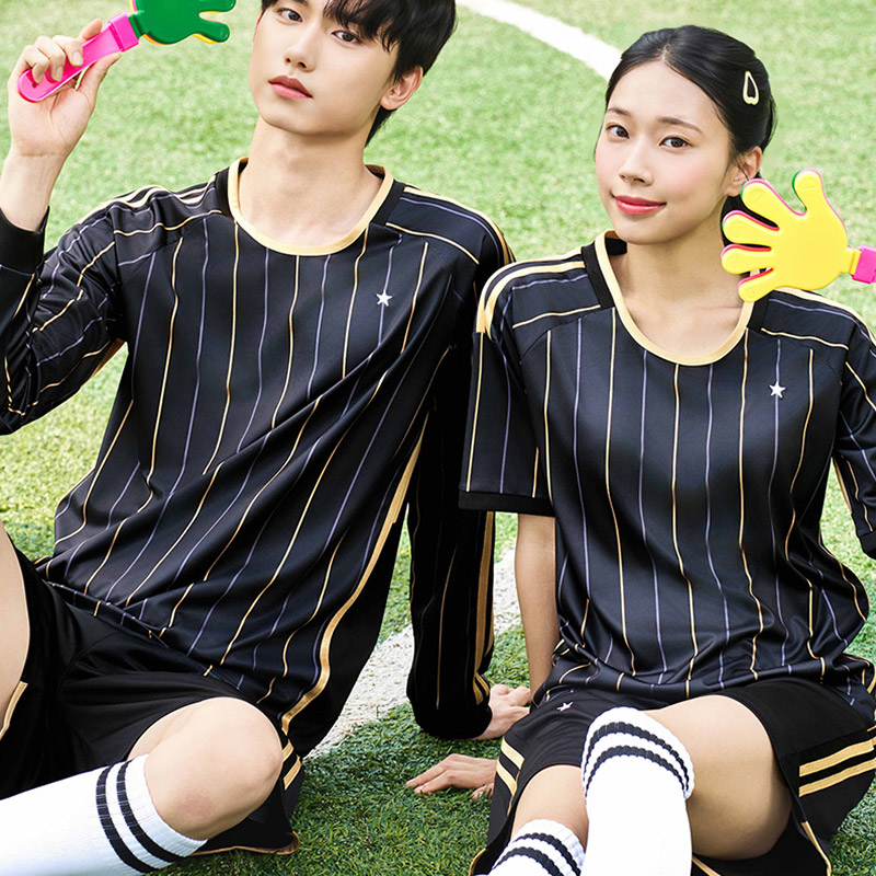 BF501 LAFC 홈 반팔 긴팔/축구 반티/검정 금색/아동