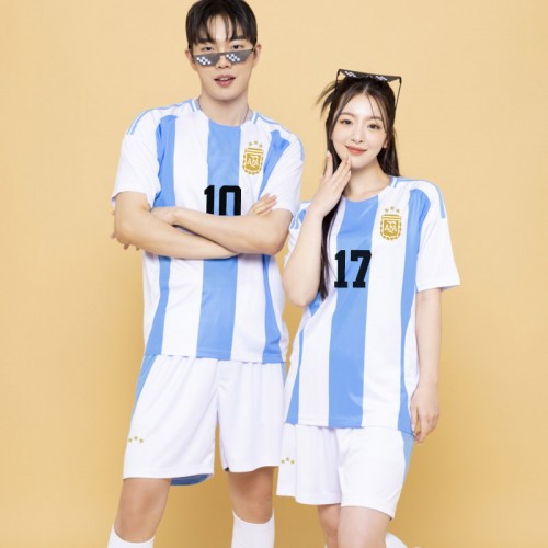 BF520 아르헨티나 국가대표 홈 반팔/축구 국대 반티/아동