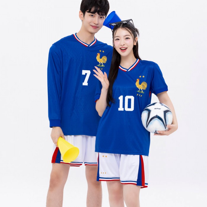 BF529 프랑스 국가대표 홈 반팔 긴팔/축구 반티/파랑