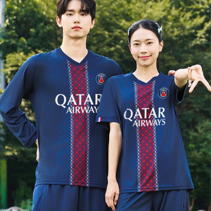 BF552 파리 생제르맹 클럽 홈 반팔 긴팔/축구 반티/블루