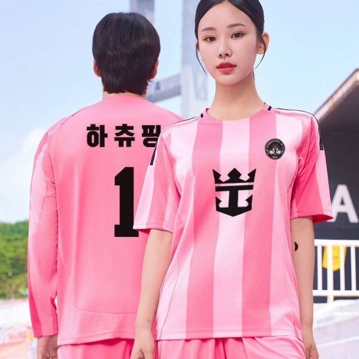 BF568 마이애미 홈 반팔 긴팔/축구 반티/핑크