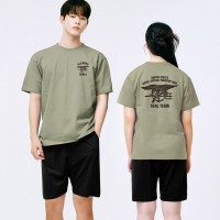 네이비씰 반티 반팔 티셔츠/미군 특수부대 연카키