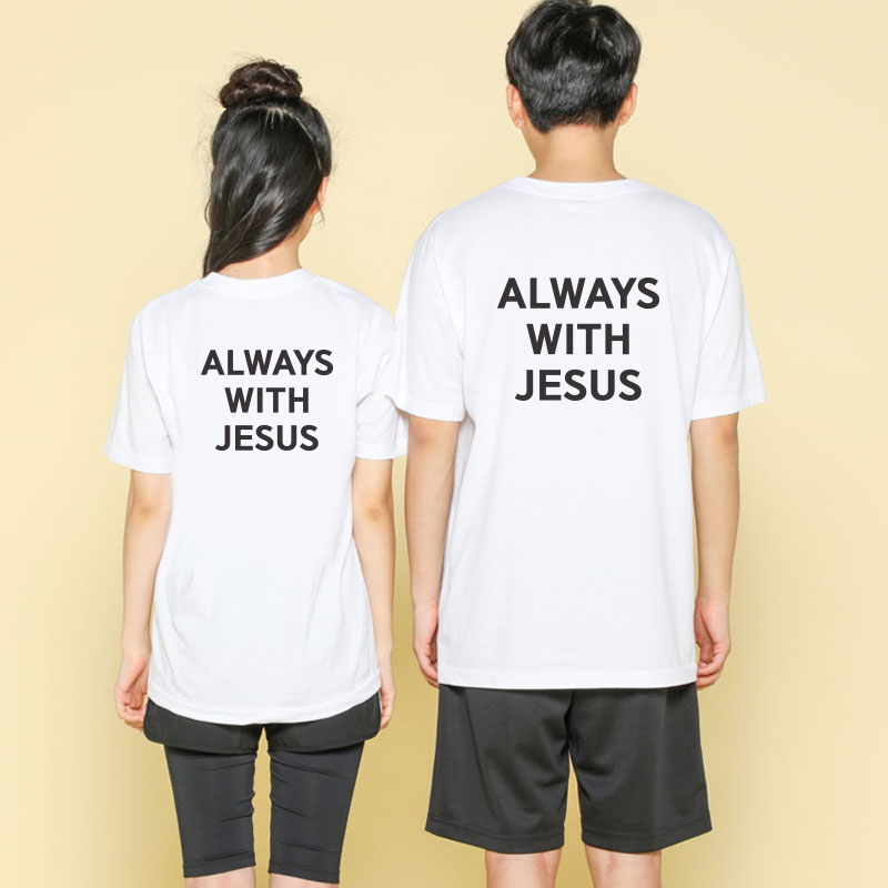 JESUS 교회티 백색