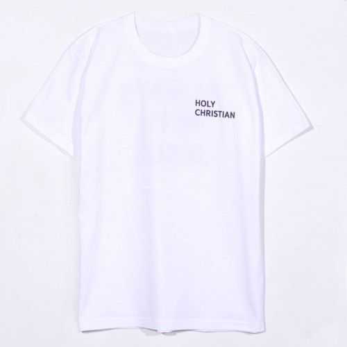JESUS 교회티 티셔츠 백색 땡처리