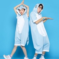 상어 가족 잠옷 반팔 반티