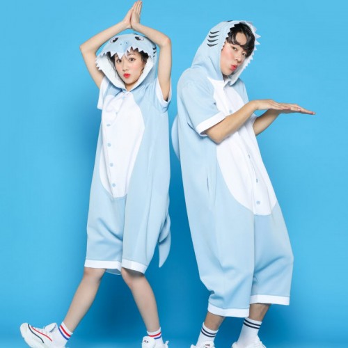 상어 가족 잠옷 반팔 반티