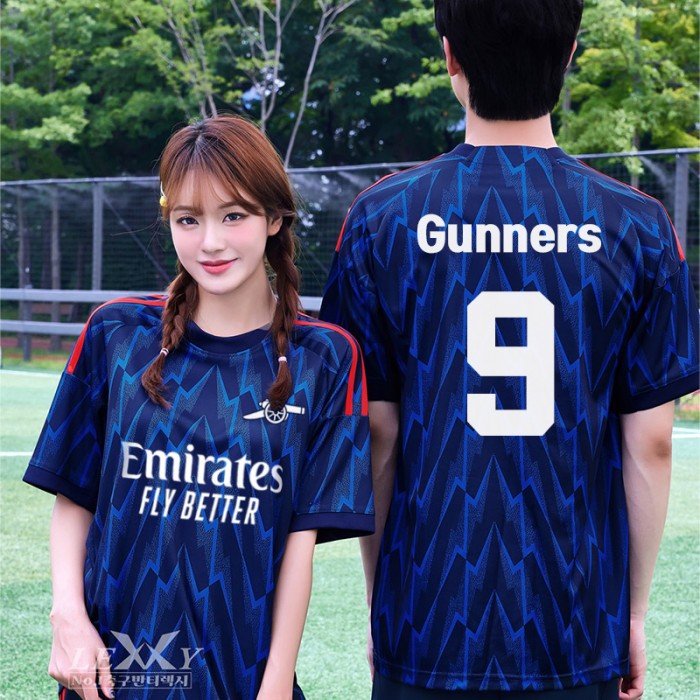 LF576 아스날 어웨이 홈 반팔/축구 반티/네이비