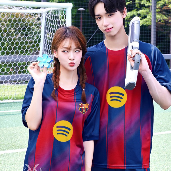 LF583 바르셀로나 홈 반팔 긴팔/축구 반티/바셀/빨강 파랑