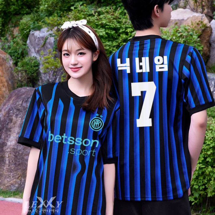 LF587 인터밀란 홈 반팔 긴팔/축구 반티/파랑 25-26