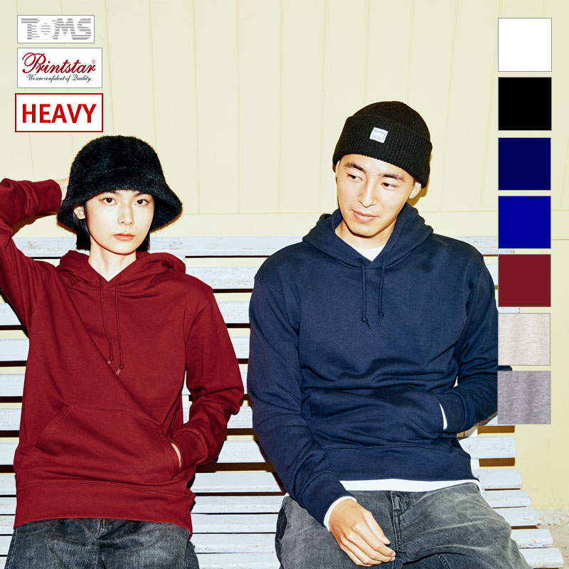 [톰스] 프린트스타 헤비 후드티